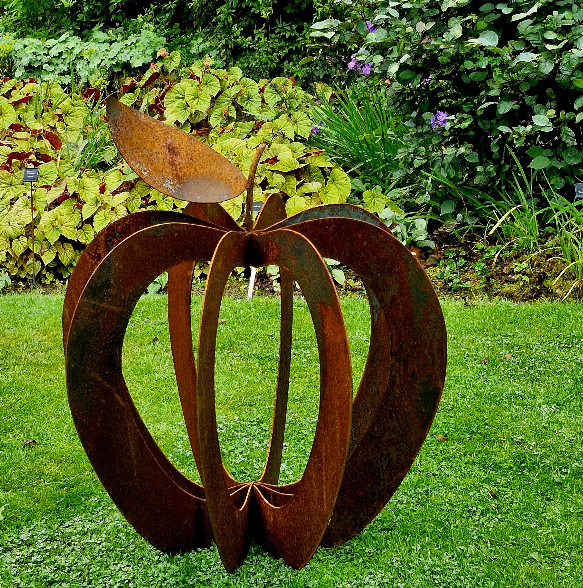 Rusty Apple Sculpture