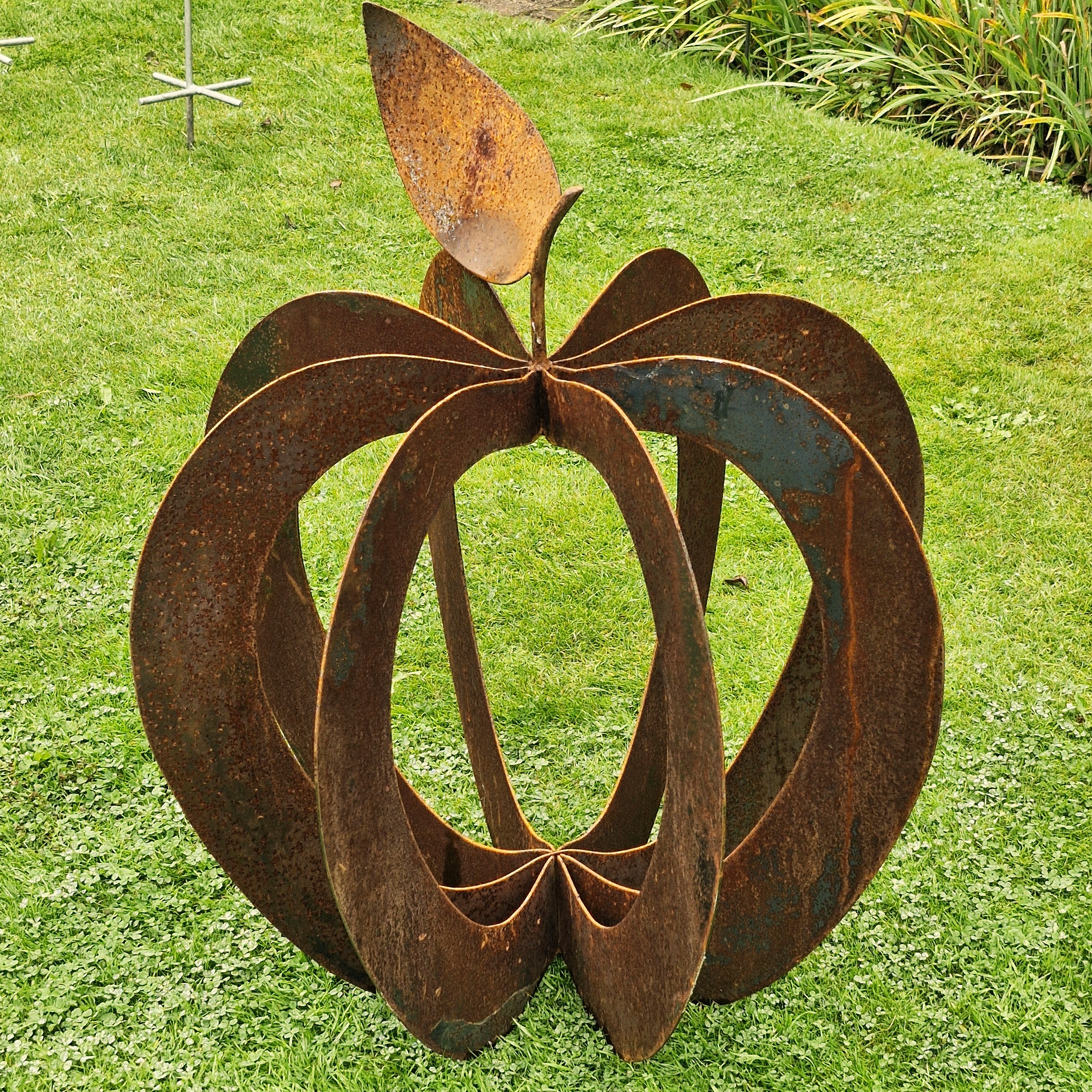 Rusty Apple Sculpture