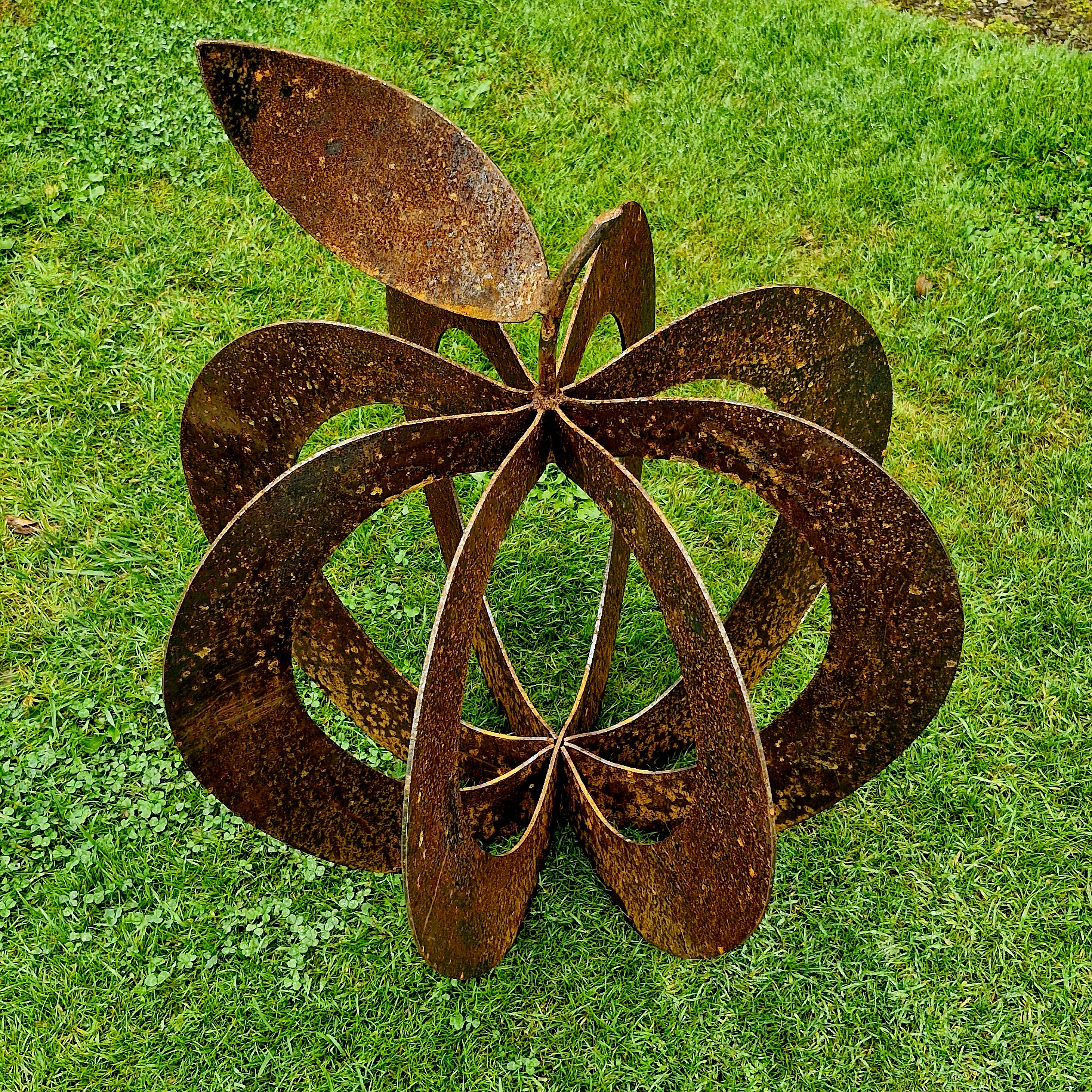Rusty Apple Sculpture