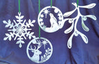 A Country Christmas in Steel – Set of Four