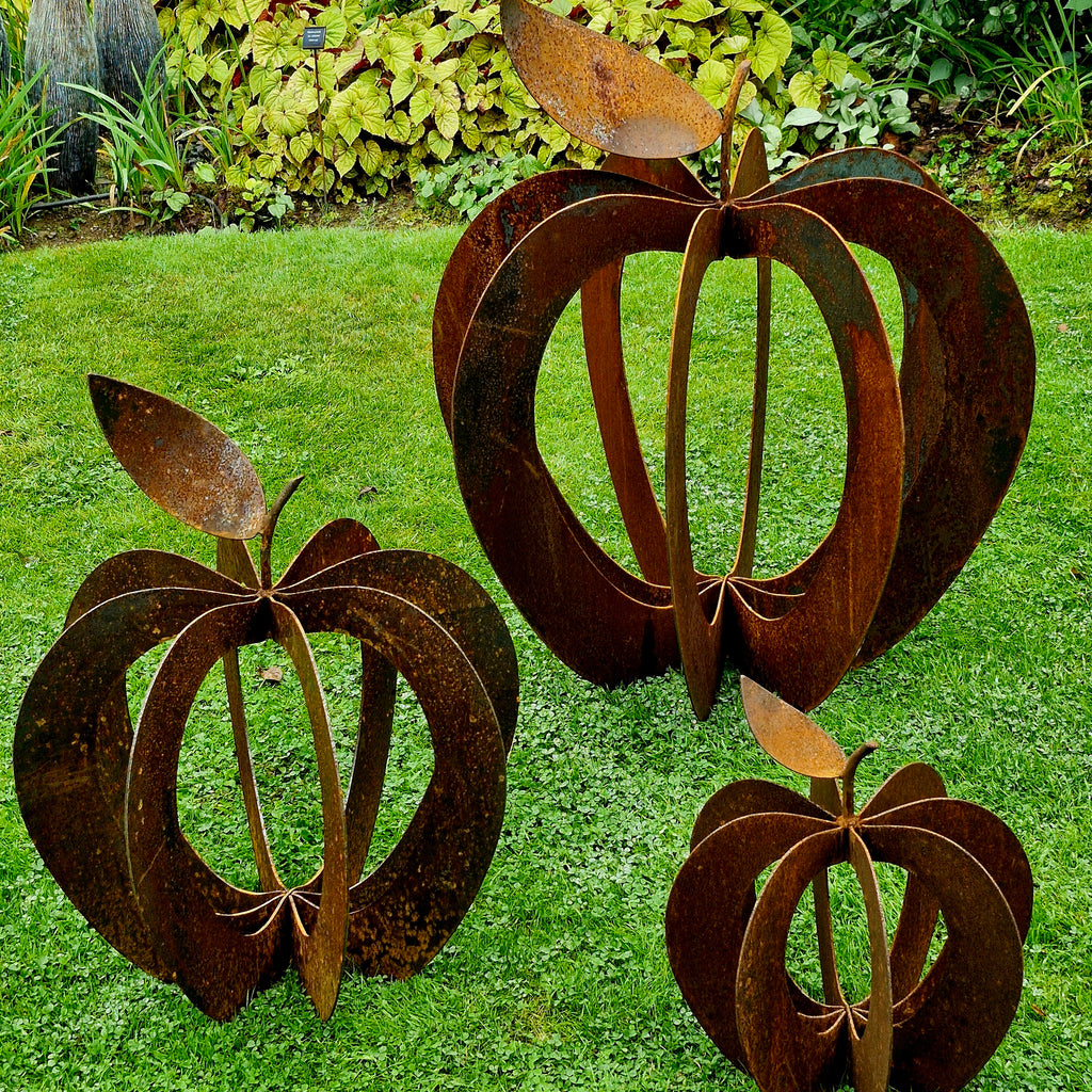 Rusty Apple Sculpture