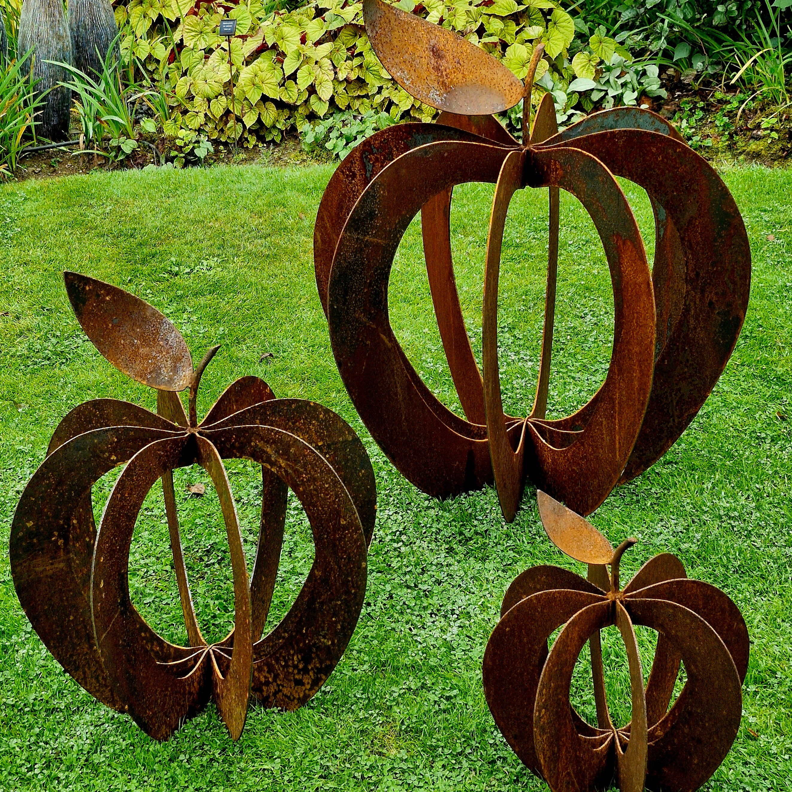 Rusty Apple Sculpture