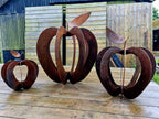 Rusty Apple Sculpture