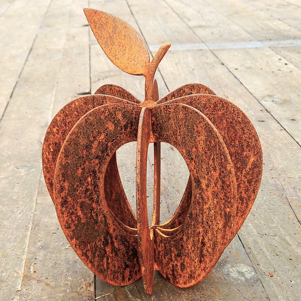 Rusty Apple Sculpture
