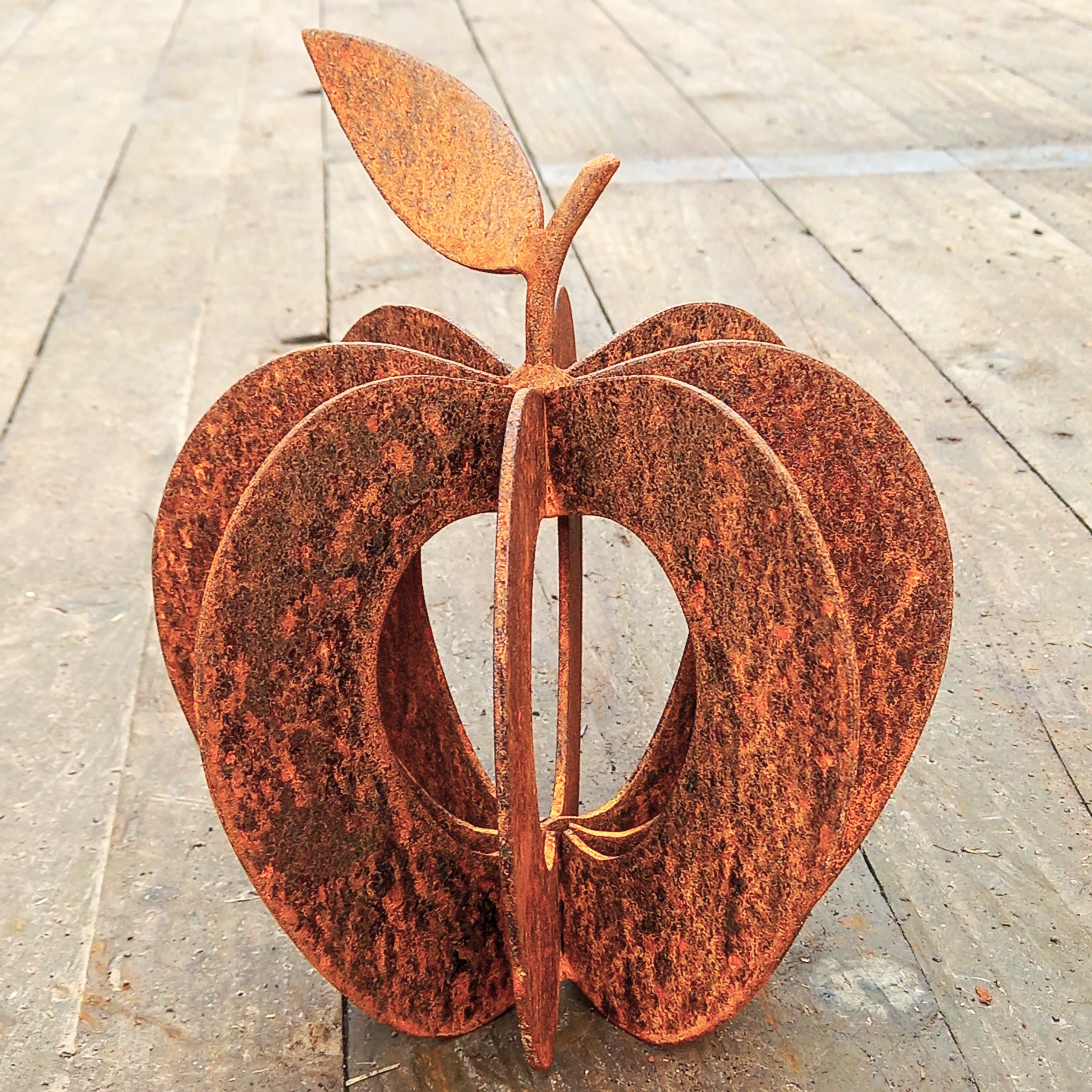 Rusty Apple Sculpture