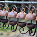 Rusty Bird Feeder Dome Shape