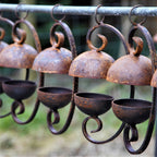 Rusty Bird Feeder Dome Shape