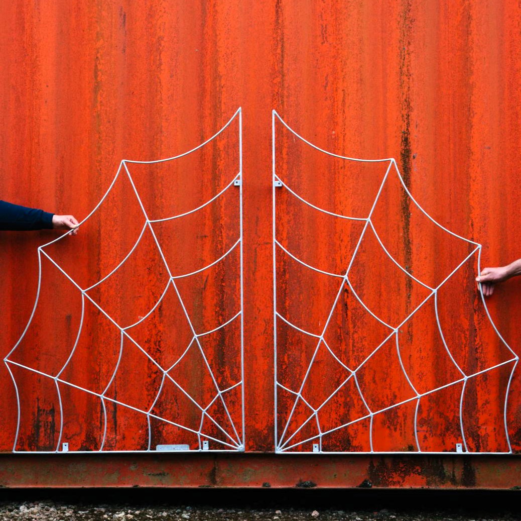 Trellis Spider Web Galvanized