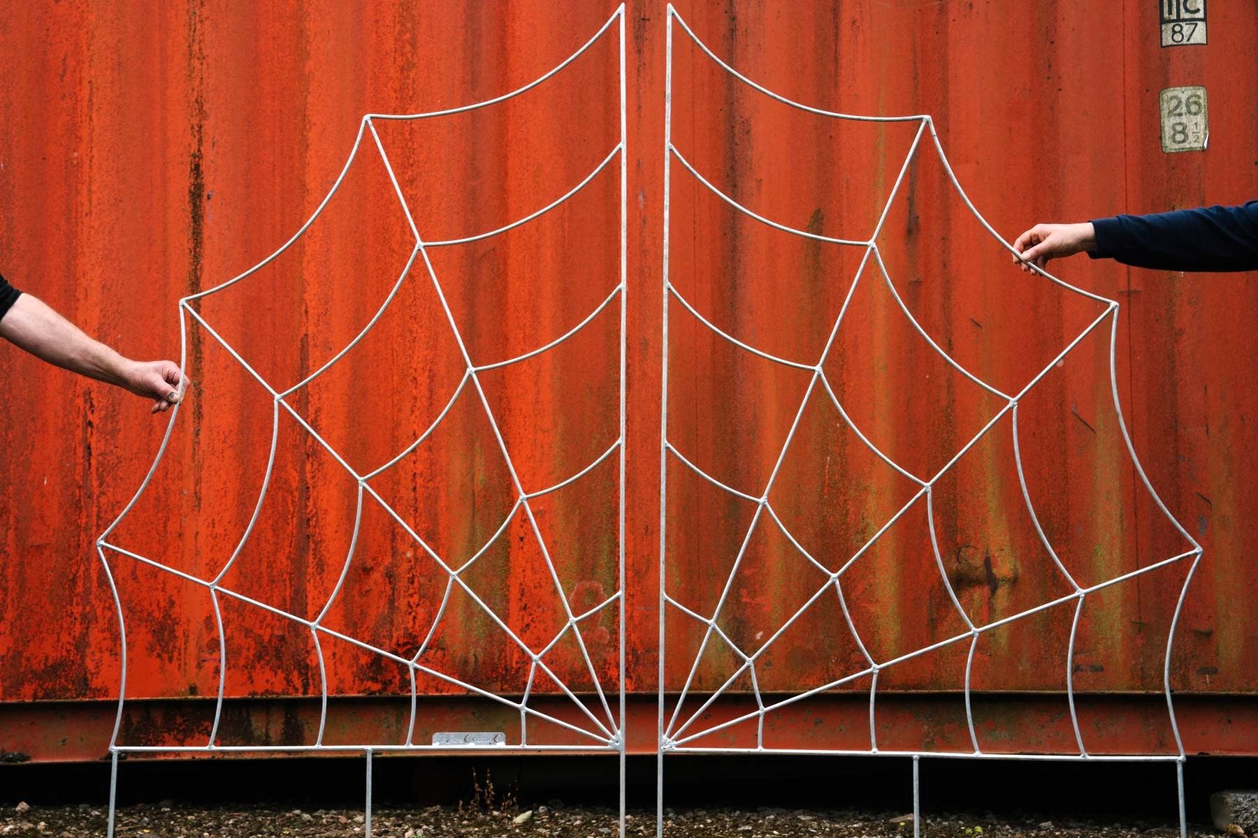Trellis Spider Web Galvanized