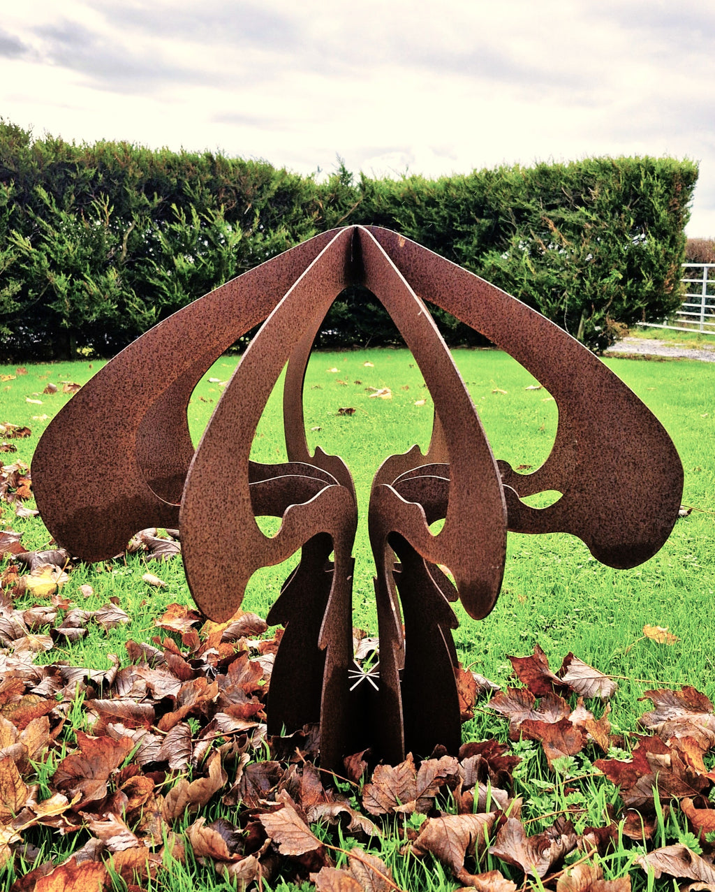 Rusty Mushroom Sculpture