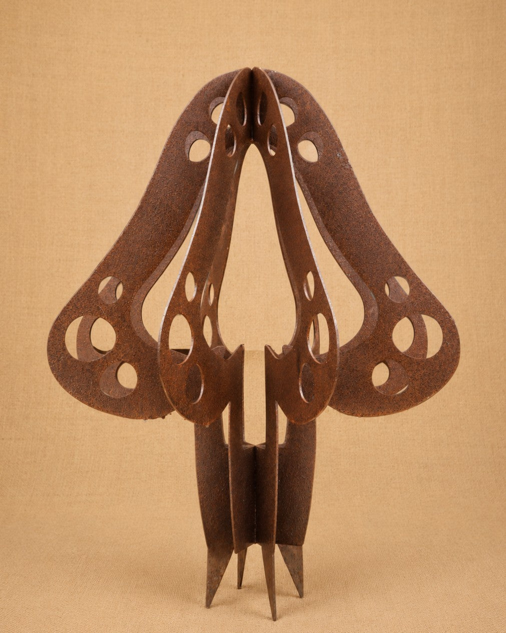 Rusty Toadstool Sculpture