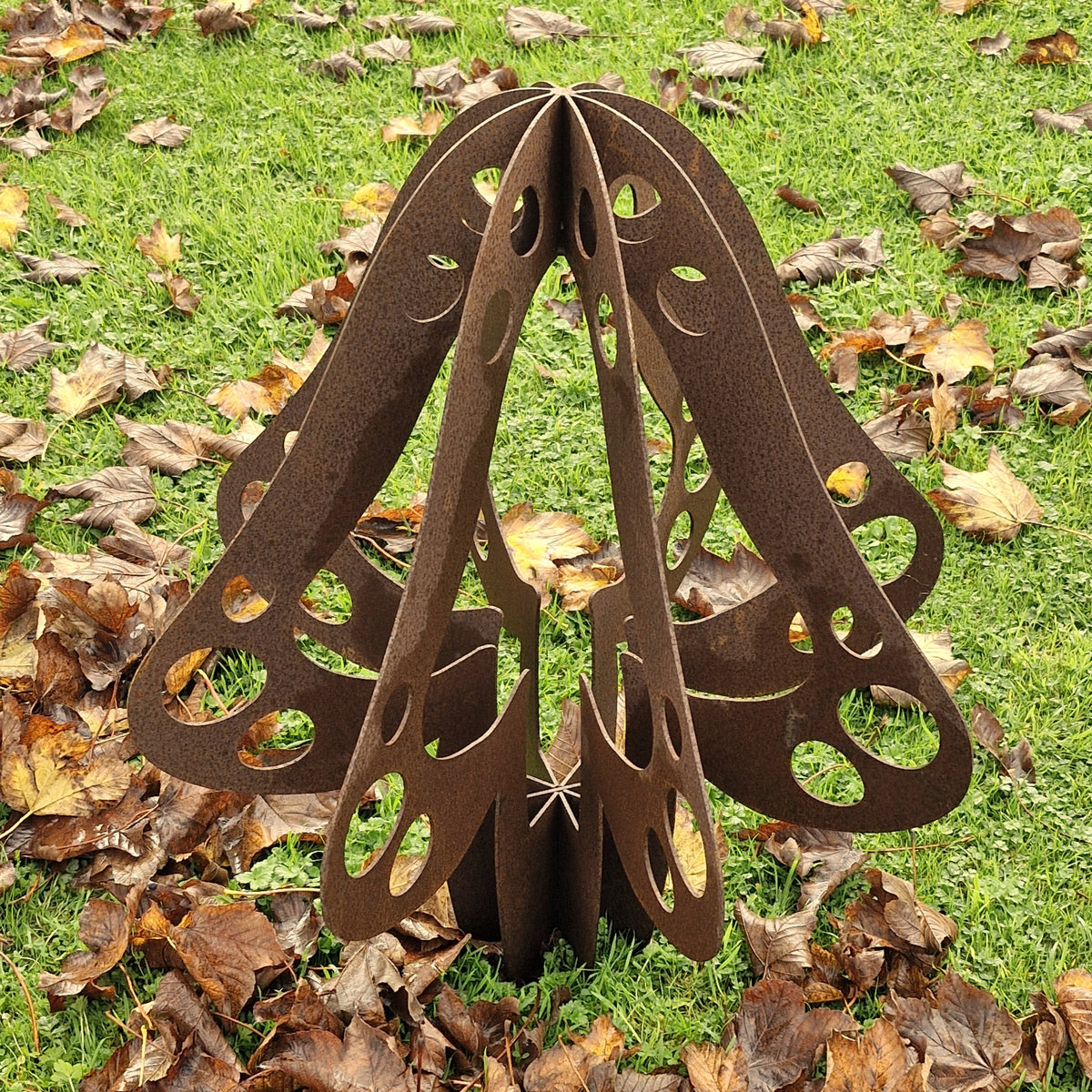 Rusty Toadstool Sculpture
