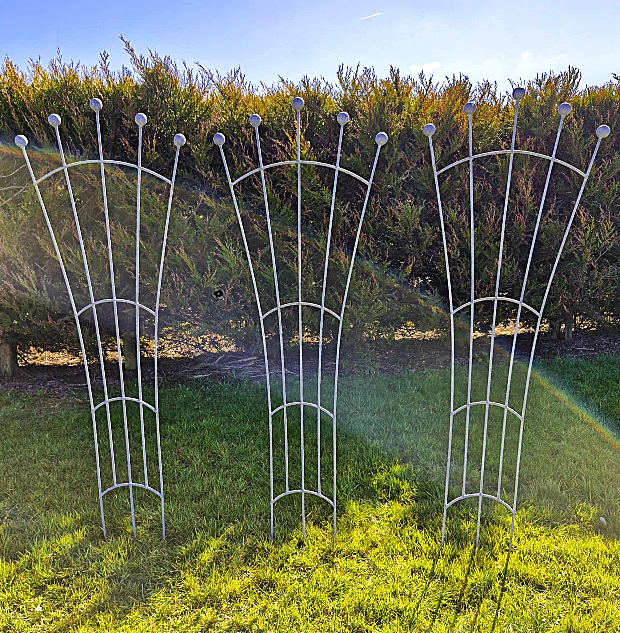 Trellis Fan Shape Galvanized