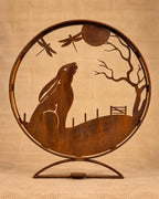 Moongazing Hare Garden Sculpture