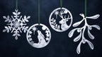 Stainless Steel Christmas Hare Decoration