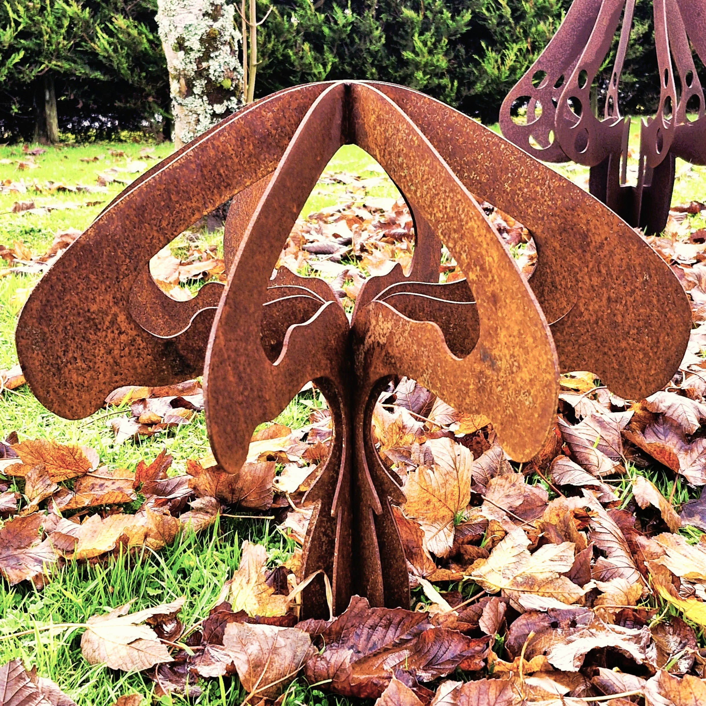 Rusty Mushroom Sculpture