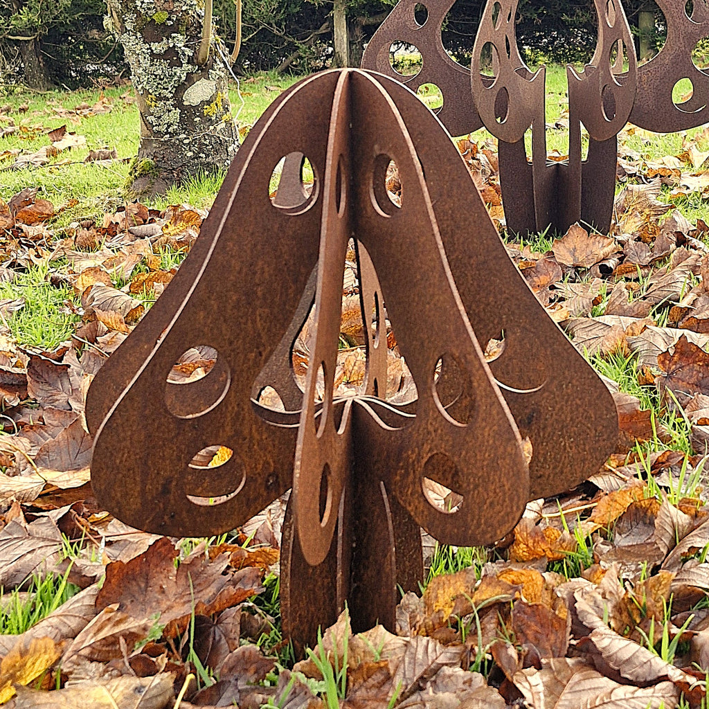 Rusty Toadstool Sculpture