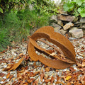 Rusty Acorn Sculpture
