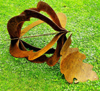 Rusty Acorn Sculpture