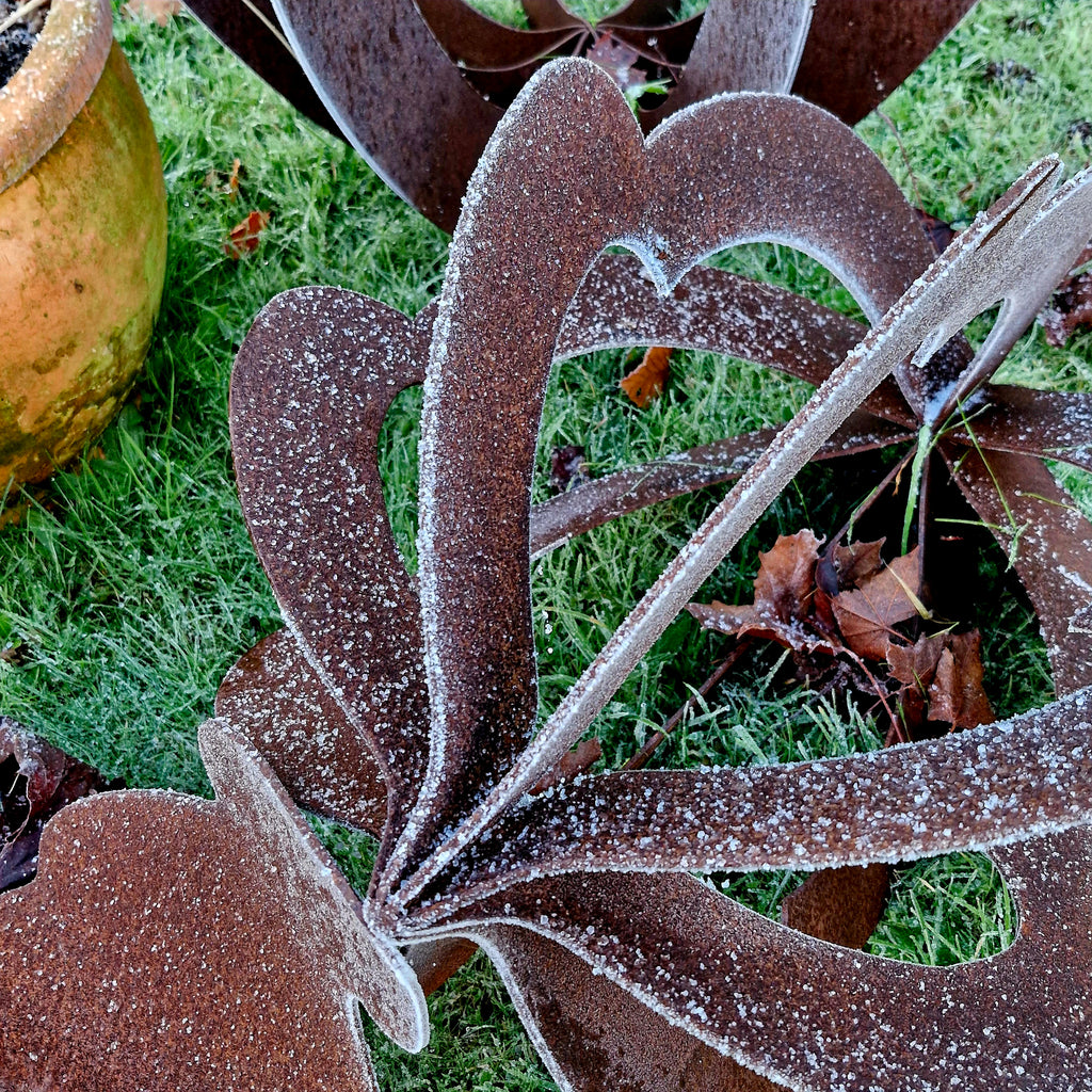 Rusty Acorn Sculpture