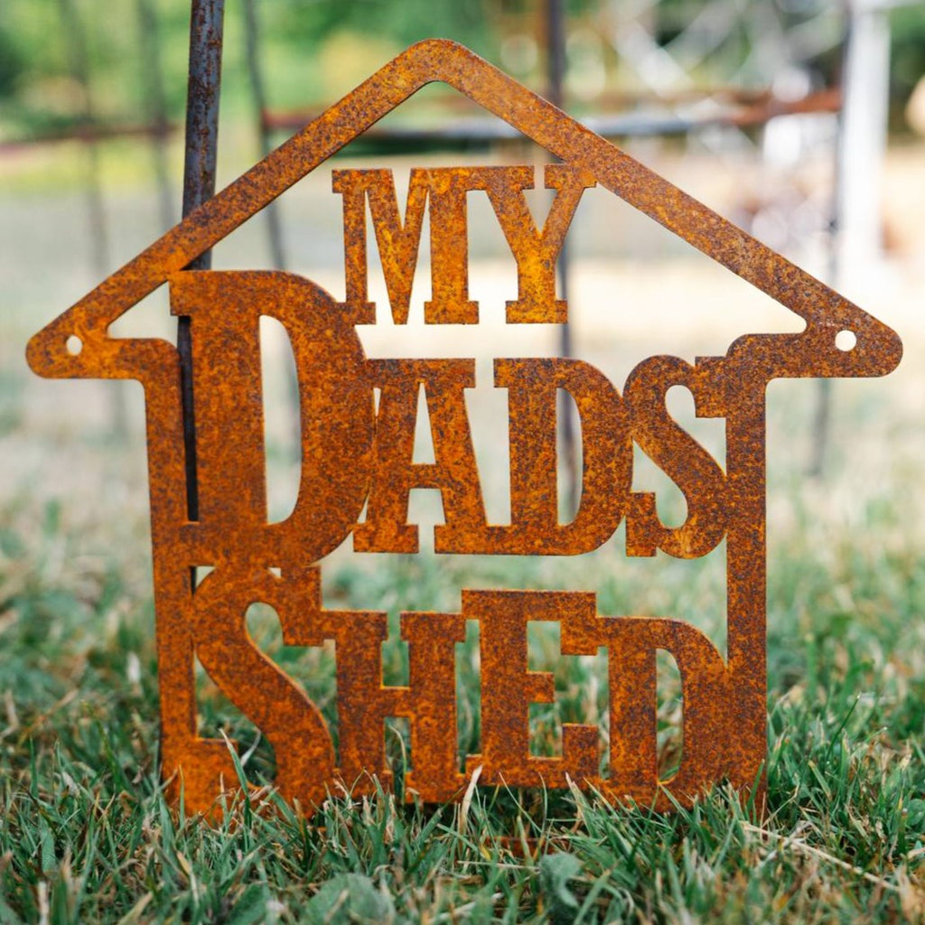 Garden Plaque: My Dad's Shed