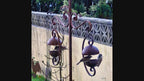 Rusty Bird Feeder Dome Shape