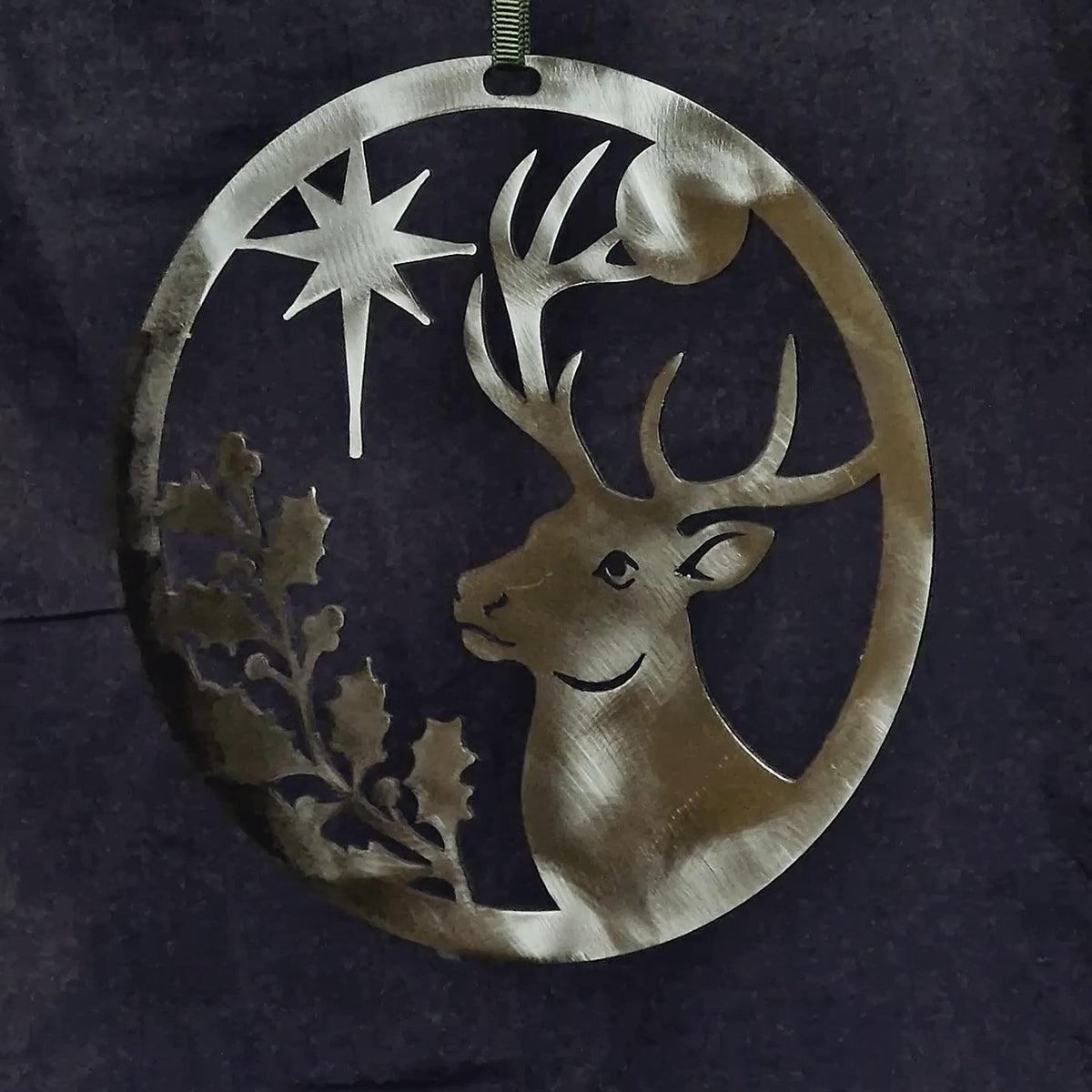 Stainless Steel Christmas Stag Decoration