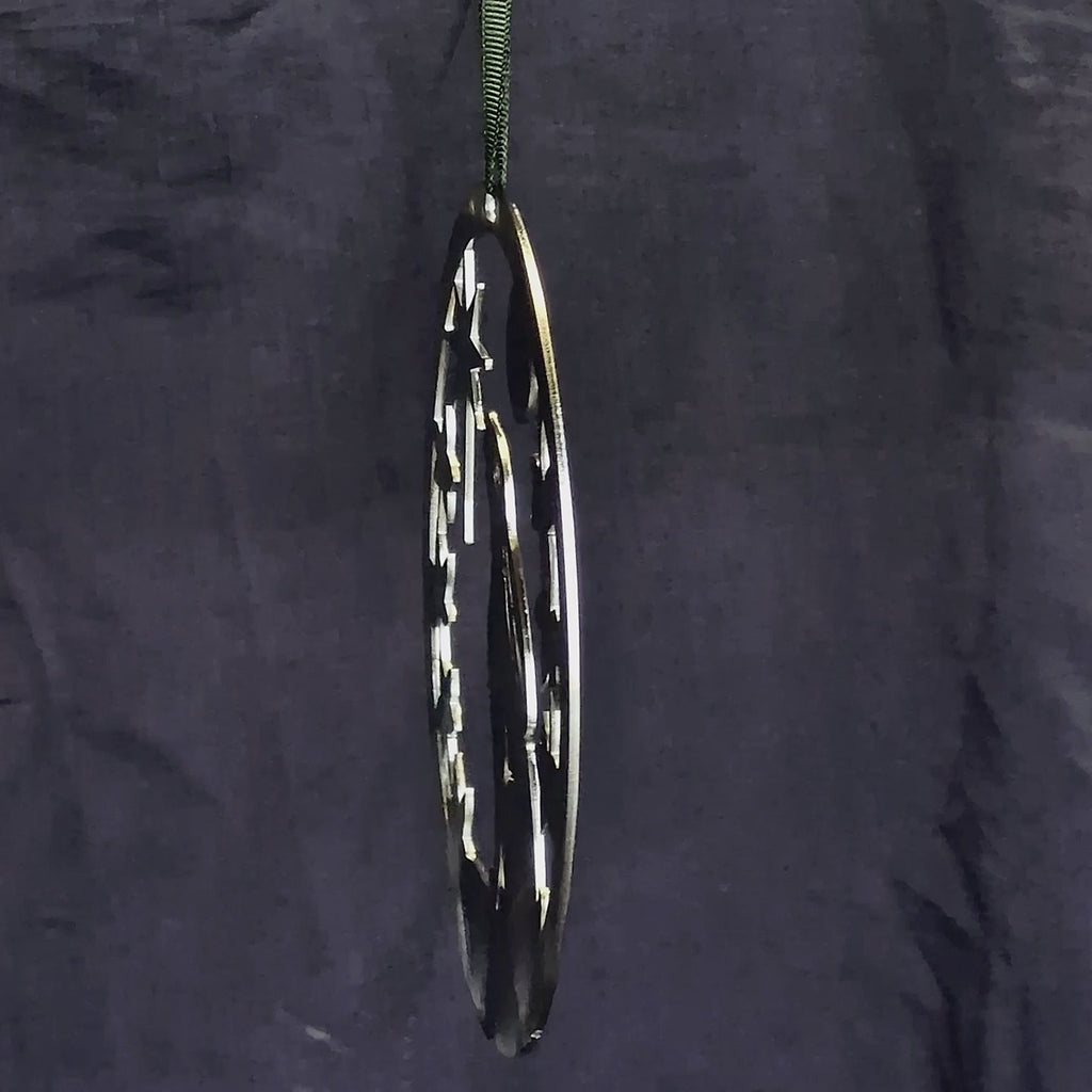 Stainless Steel Christmas Hare Decoration