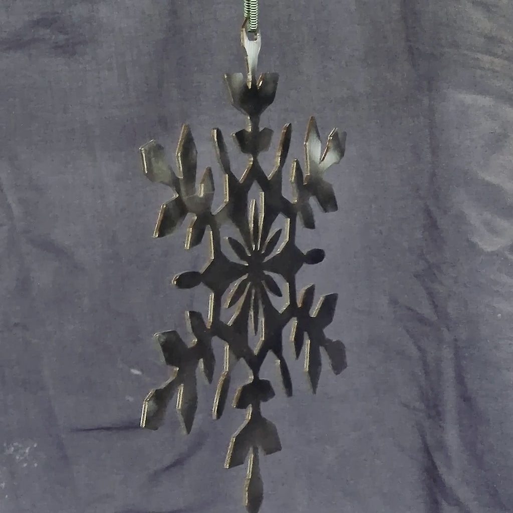 Stainless Steel Christmas Snowflake Decoration