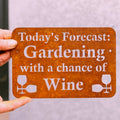 Garden Sign: Gardening With Wine