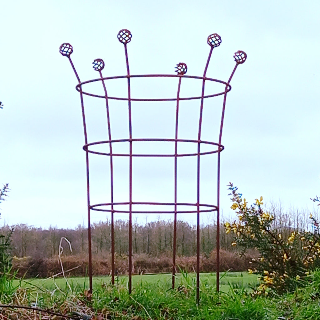 Fluted Trumpet Plant Support Basket Top